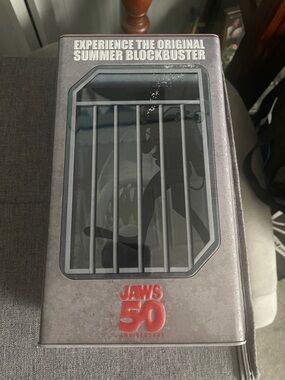 Jaws 50th Anniversary Collector Tin - Gray with Red Logo